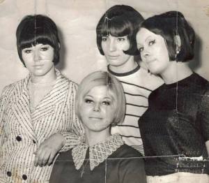 Derby Mods - Helen Faulkner, Lynne Darby, Lynne Redlinton, Lynne Faulkner (March 1965)